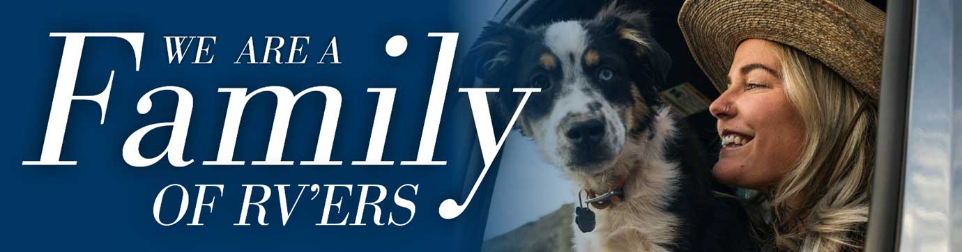 We are a Family of RV'ers | Women with dog