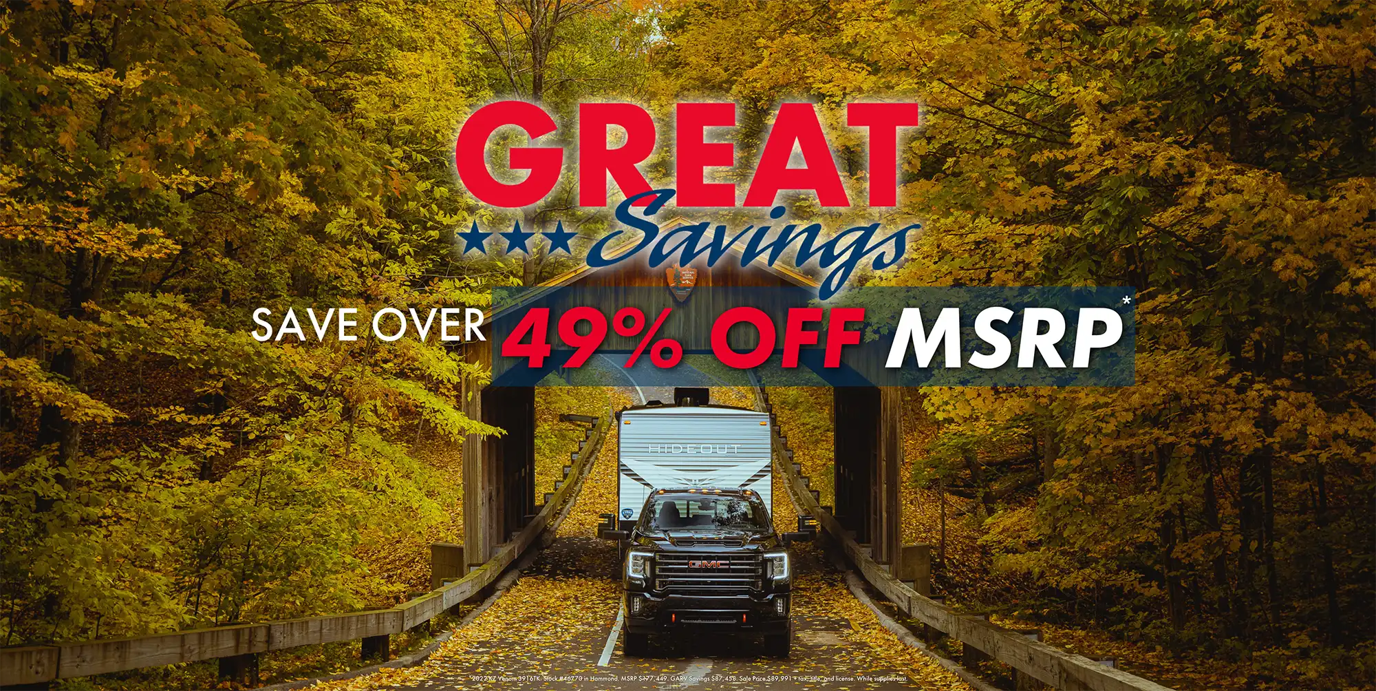 GARV | Great big sales event save over 49% off MSRP | Travel Trailer